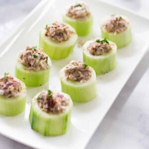 Tuna Cucumber Cups Recipe