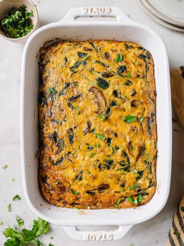 Spinach Mushroom Frittata